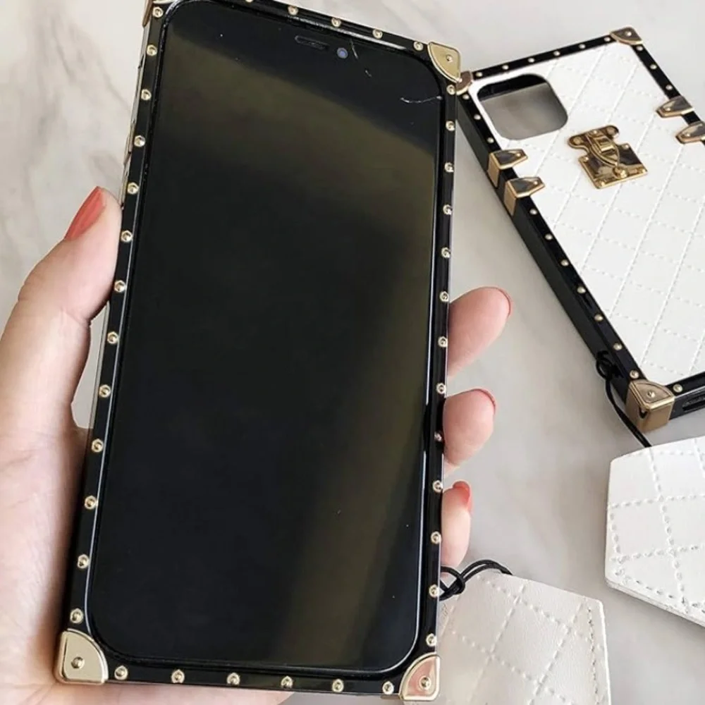 iPhone 12 trunk case with clutch loop
